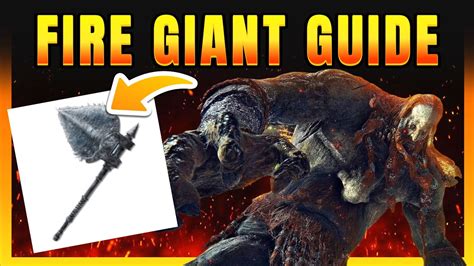 How To Easily Defeat The Fire Giant Elden Ring Boss Gameplay Guide