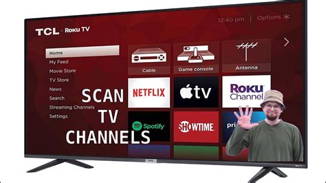 Tcl Roku Tv How To Scan In Antenna Tv Channels Youtube