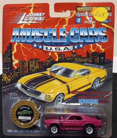 Lot Johnny Lightning Muscle Cars Usa Limited Edition Pink 1970 Boss 302