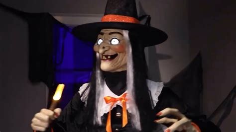 New For 2022 Morris Costumes 7ft Whimsical Witch Life Size Animatronic Halloween Prop Youtube