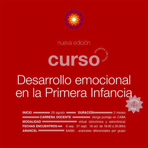 Nueva edición del curso virtual Desarrollo emocional en la Primera