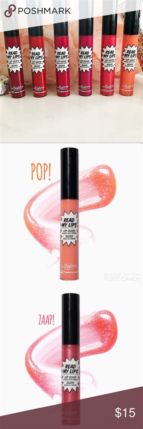 Sold Thebalm Read My Lips Gloss In Wow Lip Balm Gloss The Balm Lips