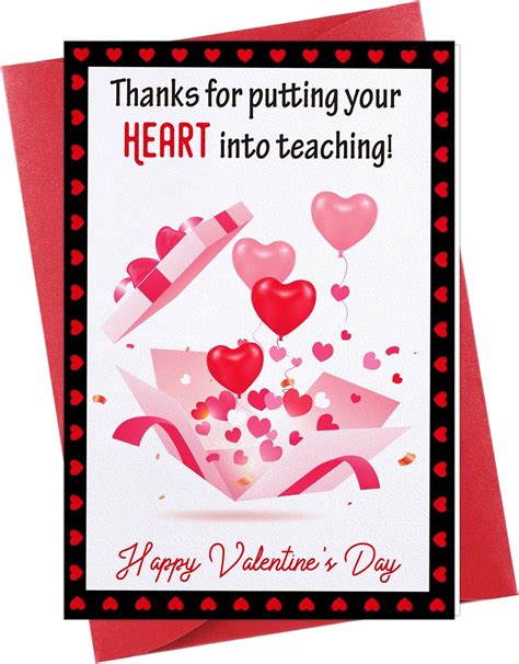 Amazon Whatsign Valentines Day Cards For Teacher Happy Valentine