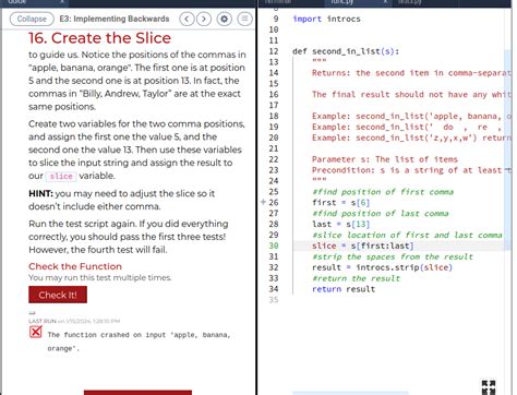 Solved Create The Slicewe Called The Variable Slice Chegg