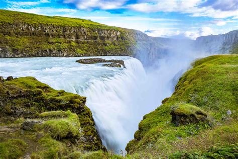 Gullfoss Waterfall On Icelands Golden Circle