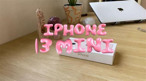 Iphone Mini Unboxing In Pink Aesthetic Unboxing Youtube