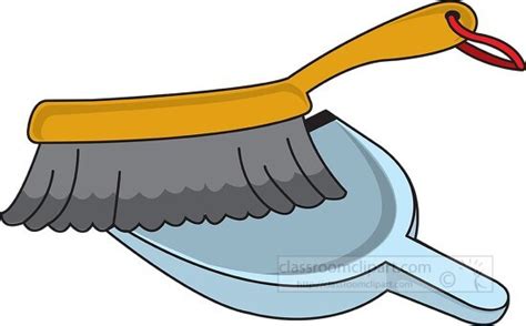 Broom And Dust Pan Clipart