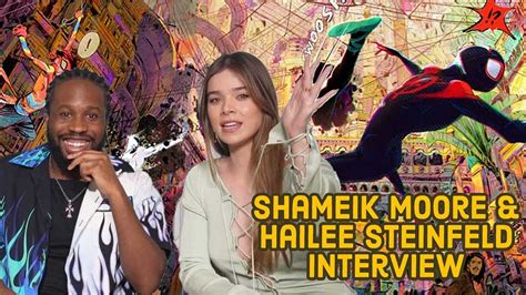 Hailee Steinfeld Shameik Moore Reveal Favorite New Spider Hero In