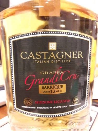 N V Castagner Grappa Grandi Cru Barrique Vivino Belgi