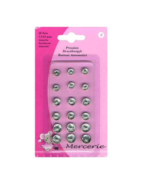 Assortiment De Boutons Pression Coudre Mm Toto Fr