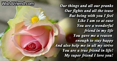 Friendship Poems