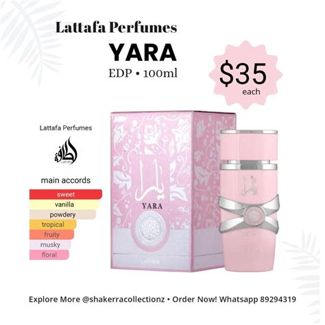 Yara by Lattafa Perfumes, Beauty & Personal Care, Fragrance ...