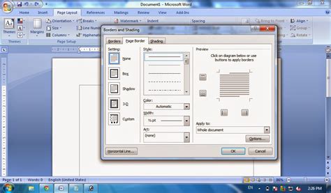 Cara Membuat Page Border Pada Ms Word Tutorial Komputer