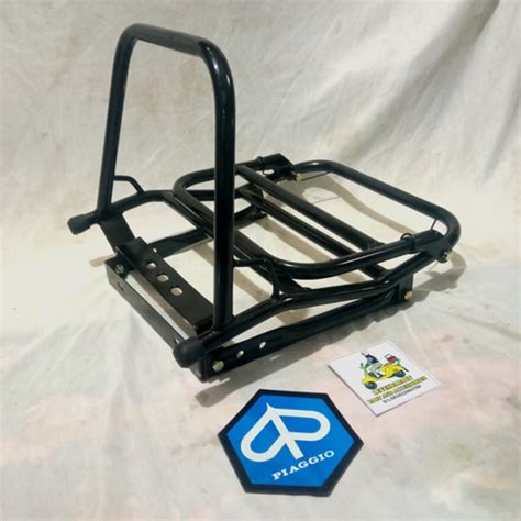 Jual Backrack Madrid Hitam Vespa Super Sprint Px Excel Spartan Kab