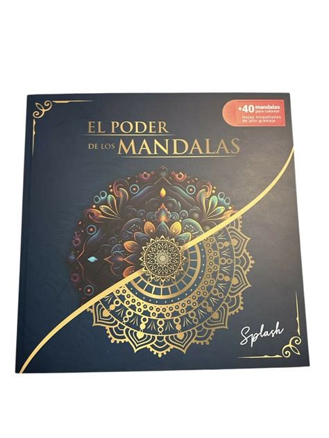 Libro Para Pintar Splash El Poder De Los Mandalas