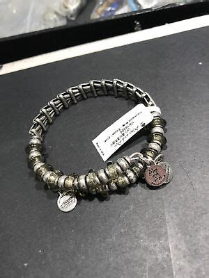 Nwt Alex And Ani Silver Smoke Fleetwood Wrap Bracelet Vw Ds Ebay