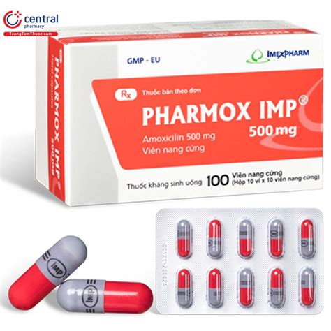 Ch Nh H Ng Thu C Pharmox Imp Mg Imexpharm Ch A Amoxicillin Tr