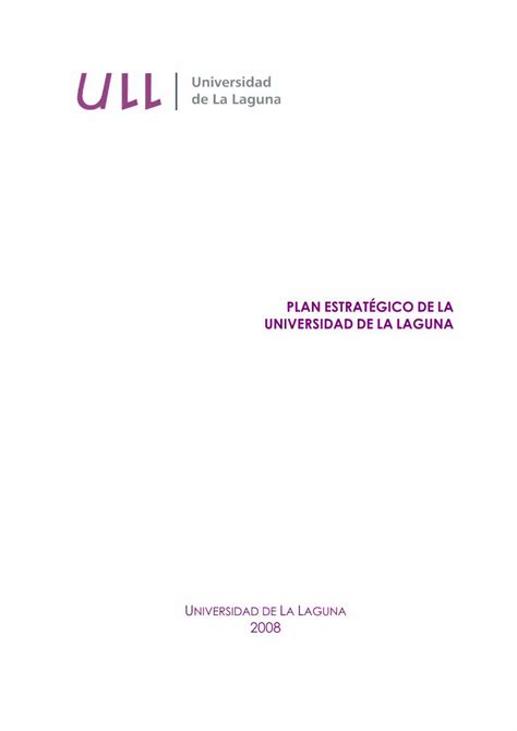 Pdf Plan Estrat Gico De La Universidad De La Pdf Filepor Ello Las