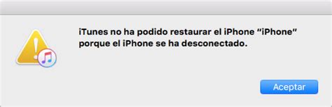 Resuelto Itunes No Ha Podido Restaurar El Iphone Porque El Iphone Se