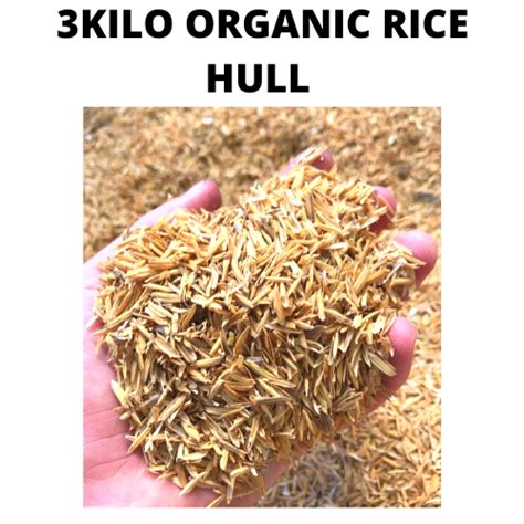 PURE RICE HULL 3KLS ORGANIC RICE HULL IPA NG PALAY RICE HUSK FOR