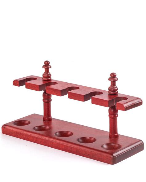 Wooden Tobacco Pipe Stand Rack Holder Display For Smoking Pipes Shelf