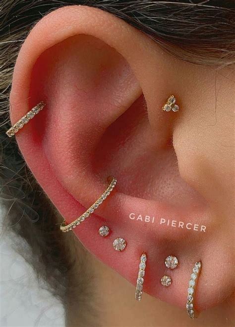 Piercings Nel Piercing All Orecchio Orecchini Piercing