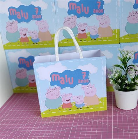 Sacolinhas Personalizadas Pig Elo Produtos Especiais