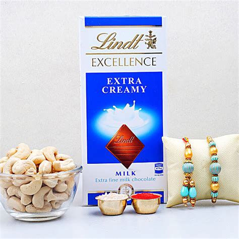 Bhaiya Bhabhi Rakhi With Dry Fruits And Chocolate Netherlands Gift