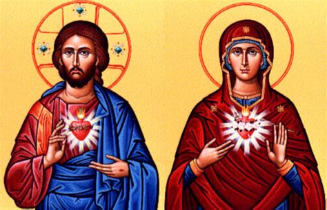 Sacred Heart Of Jesus And Immaculate Heart Of Mary