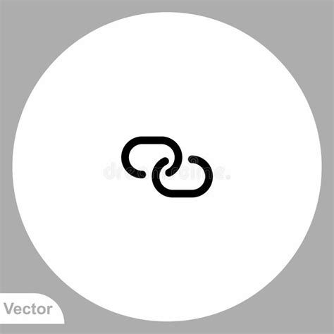 S Mbolo De La Muestra Del Icono Del Vector Del V Nculo Ilustraci N Del