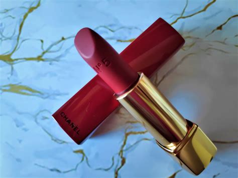 Chanel No5 Rouge Allure Velvet Lipstick Review Glossnglitters