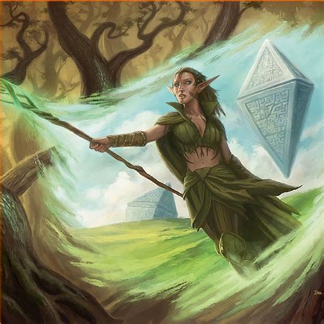 Druid Magic The Gathering Elves Zelda Characters Fictional