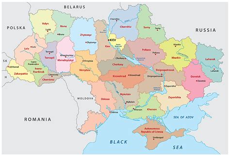 Ukraine Maps Facts Sea Of Azov Ukraine Map