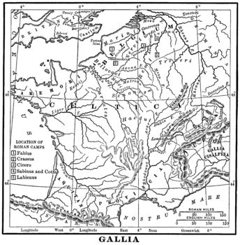 Map of Gaul / Ancient France by Ed DeHoratius | TPT