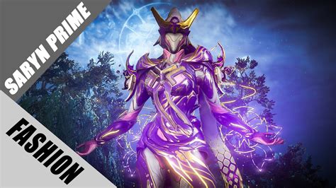 Warframe Fashion Frame Saryn Prime Lunar Noble YouTube