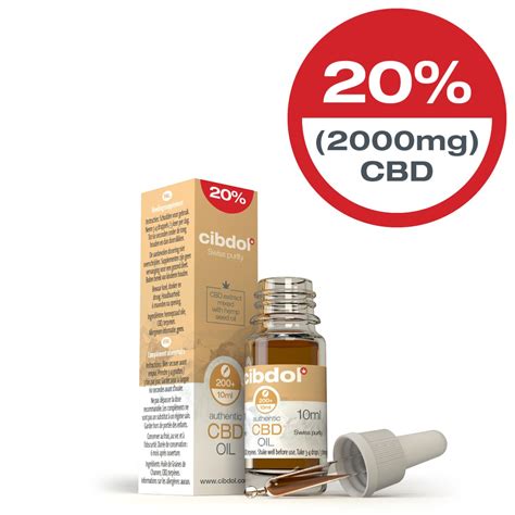 CannaMed Fr Huile CBD 20 De Cibdol 2000 Mg 10 ML