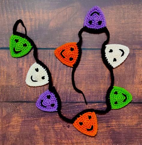 Crochet Halloween Garlands Buntings Free Patterns Crochet Scout