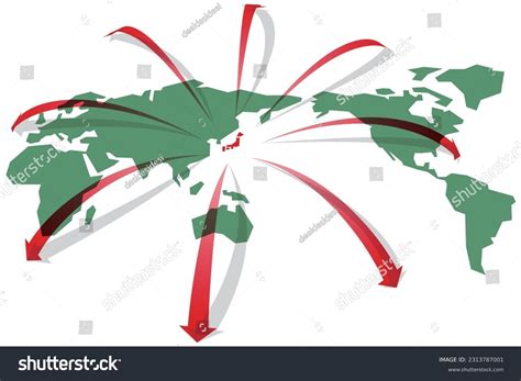 World Map Arrows Images Stock Photos D Objects Vectors