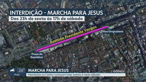 Rio tem esquema de trânsito especial para a Marcha para Jesus no