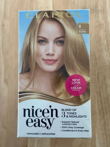 Pack Clairol Nice N Easy Medium Blonde Permanent Hair Color Sealed EBay