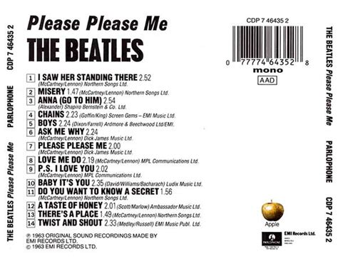 Please Please Me About The Beatles