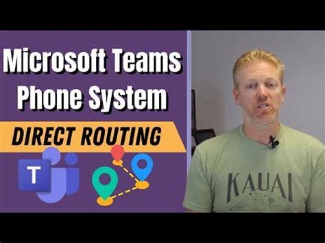 Microsoft Teams Phone System Direct Routing Youtube