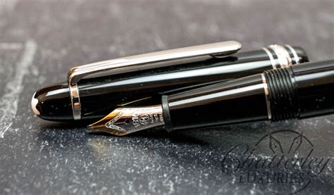 Montblanc Meisterstuck Classique 145 Platinum Plated Fountain Pen