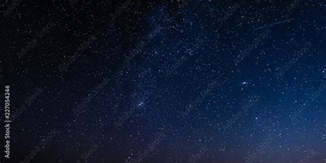 Night sky with stars and galaxy in outer space, universe background ...