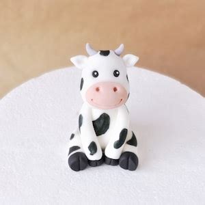 Fondant Kuh Torten topper für Bauernhof Kuchen Fondant Bauernhof Tiere