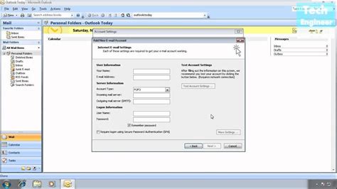 Configure Email In Microsoft Outlook 2007 YouTube