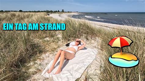 EIN HEISSER TAG AM STRAND XXL VLOG Marieland Mama Life Vlog YouTube