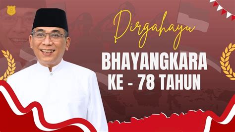 KH Yahya Cholil Staquf Selamat HUT Bhayangkara Ke 78 YouTube