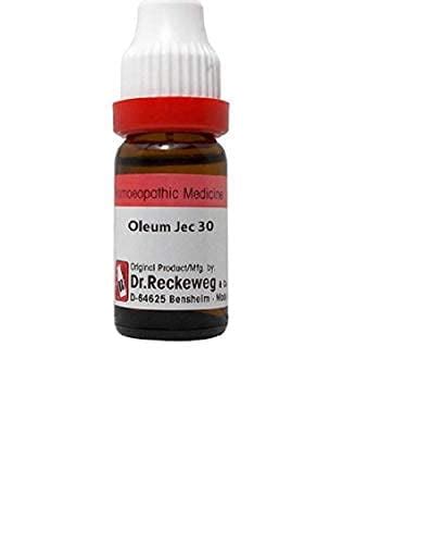 Dr Reckeweg Germany Oleum Jecoris Aselli Dilution 30 Ch 11ml