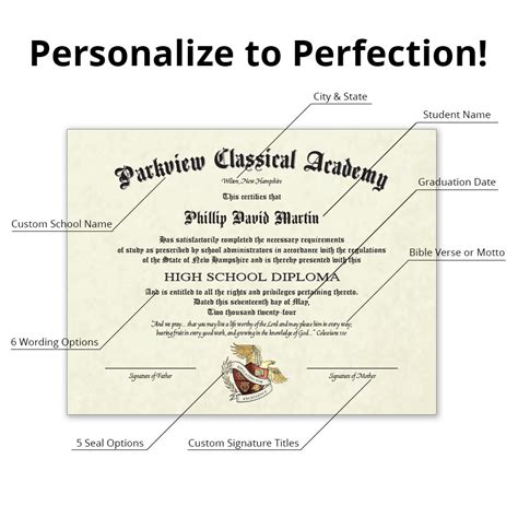 Printable High School Diploma for Homeschools